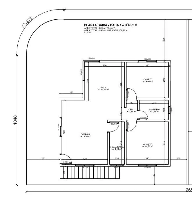 Casa nova à venda, 130 m² por R$ 520.000 - Dos Municípios - Caçador/SC — foto 2