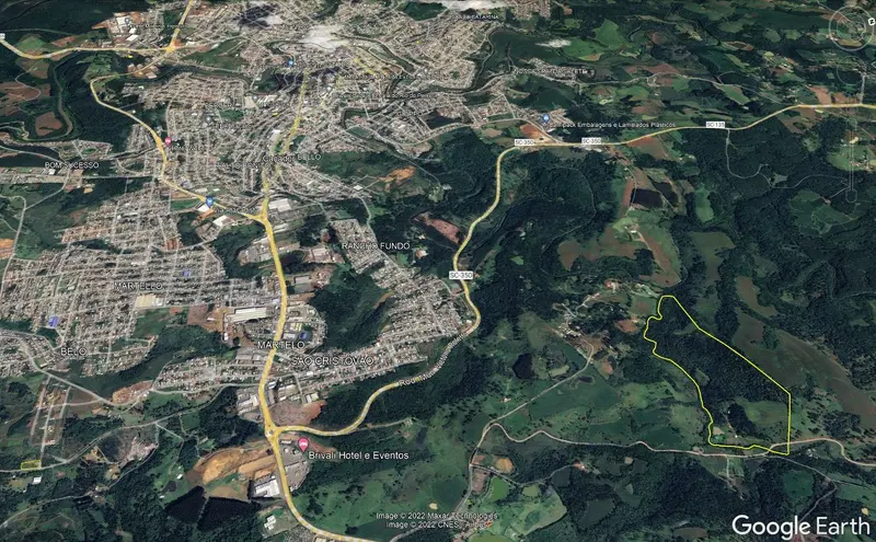 Sítio à venda, 15 alqueires, por R$ 2.200.000 - Aeroporto - Caçador/SC — foto 4