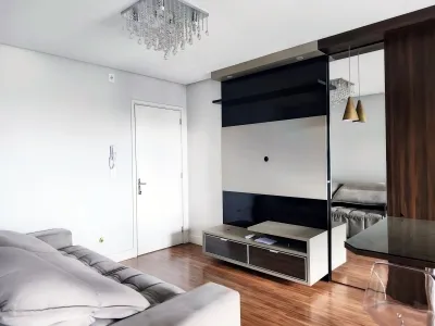 Apartamento semimobiliado com 2 quartos e 2 vagas cobertas - Residencial Bom Jesus — foto 2