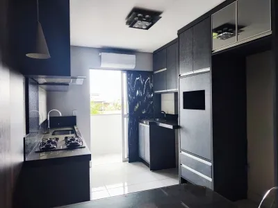 Apartamento semimobiliado com 2 quartos e 2 vagas cobertas - Residencial Bom Jesus — foto 4